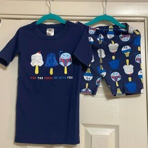 Hanna Andersson, Star Wars theme pajamas size 6–7 100% cotton